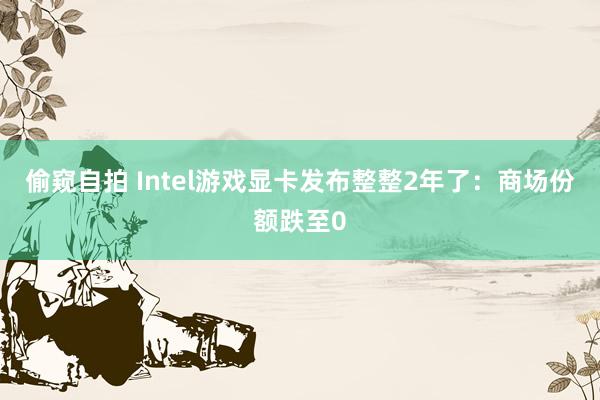 偷窥自拍 Intel游戏显卡发布整整2年了：商场份额跌至0