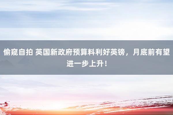 偷窥自拍 英国新政府预算料利好英镑，月底前有望进一步上升！