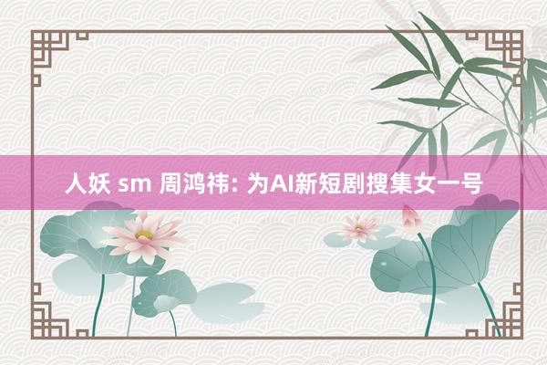 人妖 sm 周鸿祎: 为AI新短剧搜集女一号